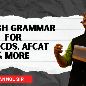 English Grammar NDA/CDS Crash Course
